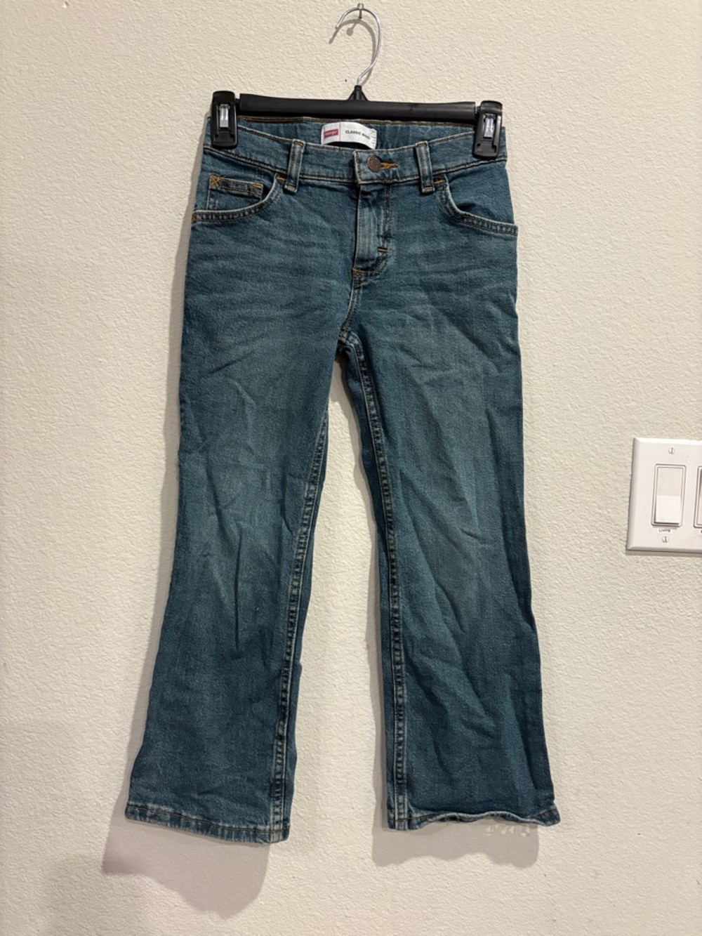 Wrangler Kids Teal-Blue Bootcut Jeans